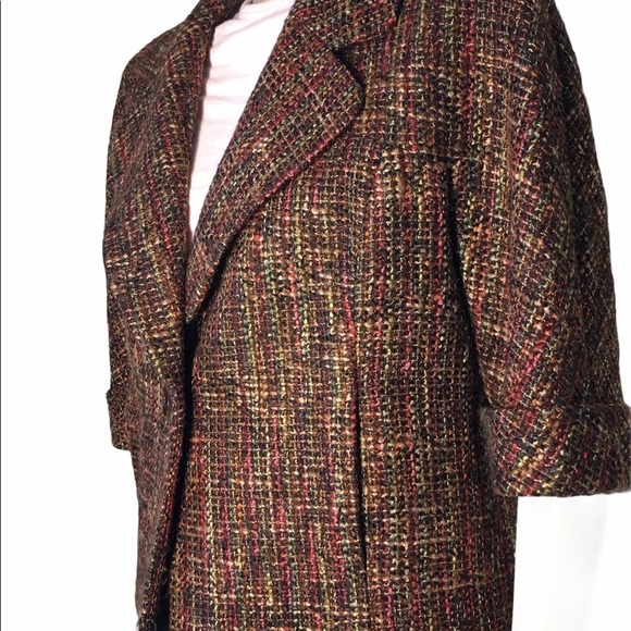 Semantiks XS Brown Tweed Cropped Blazer - Picture 5 of 8